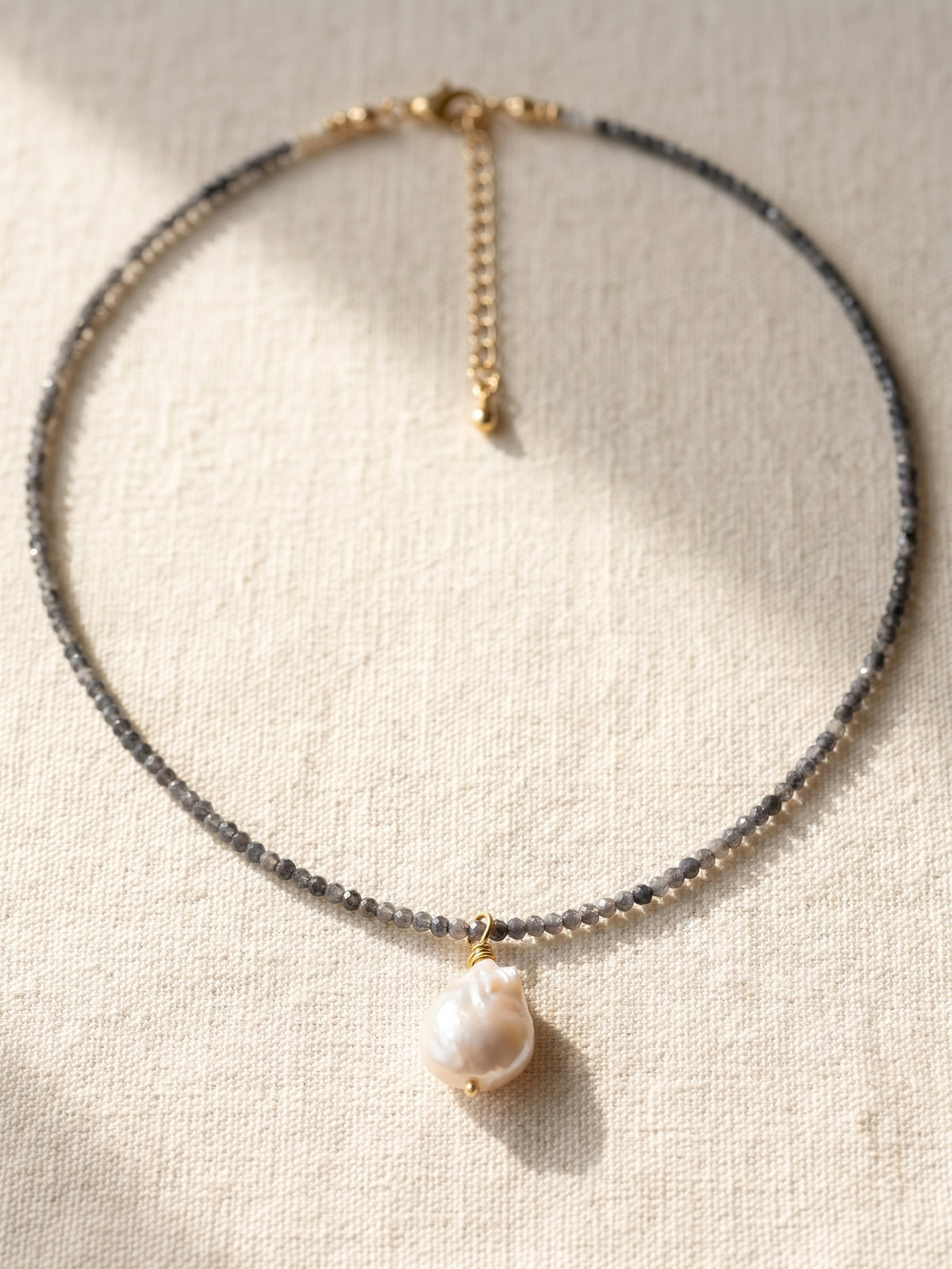 Lady Enigma Sapphire & Baroque Pearl