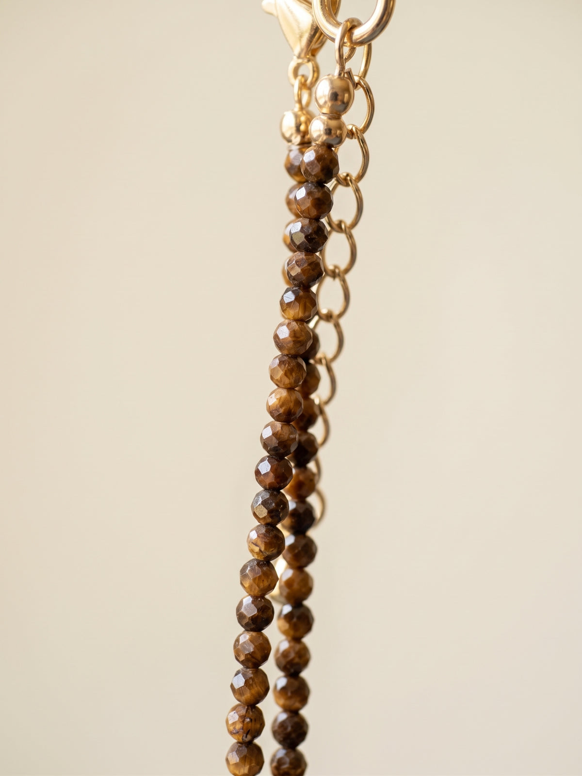 The Gilded Soul Tiger’s Eye & Ginkgo Necklace