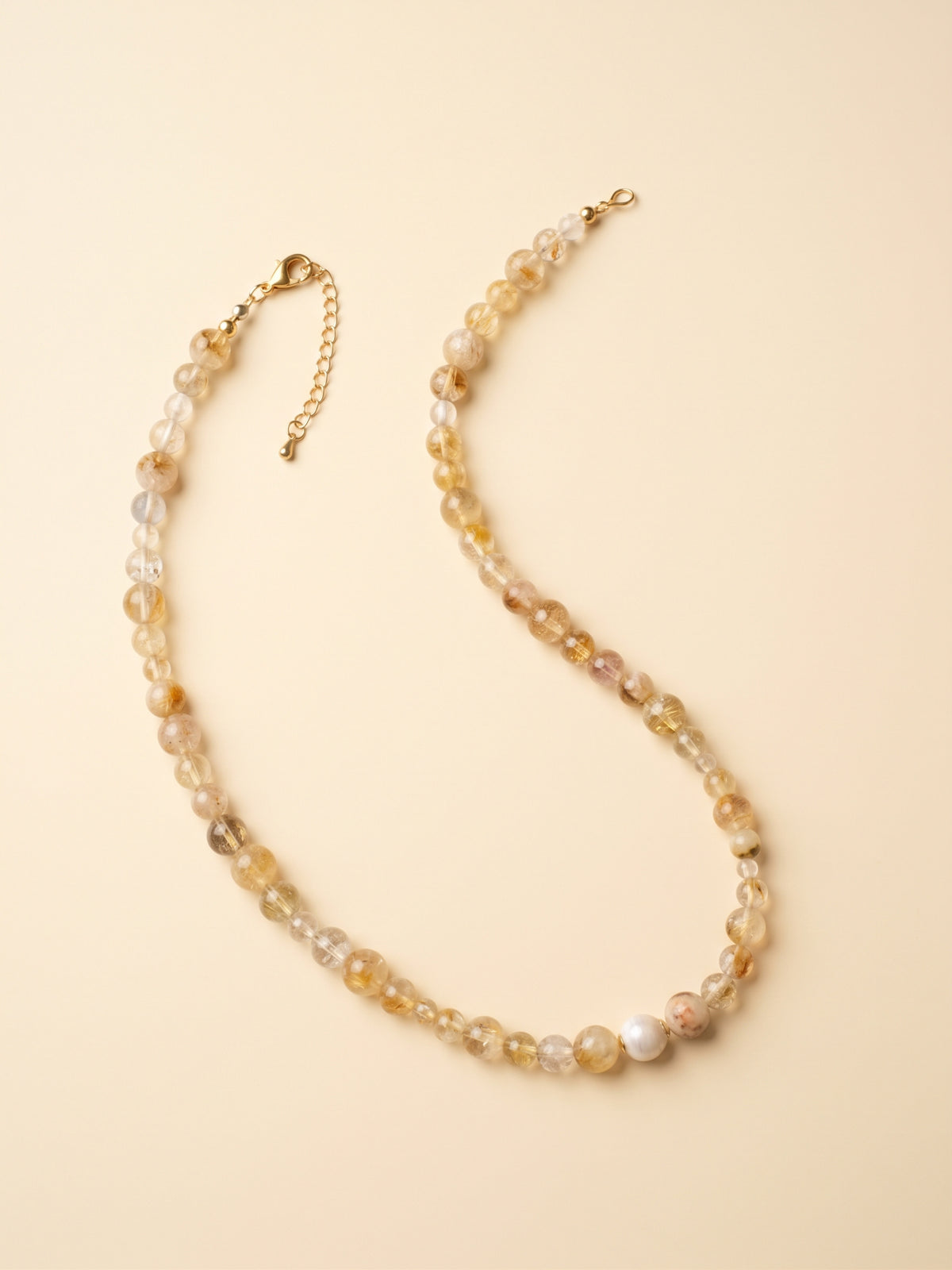 Wild Blonde Citrine & Pearl Necklace