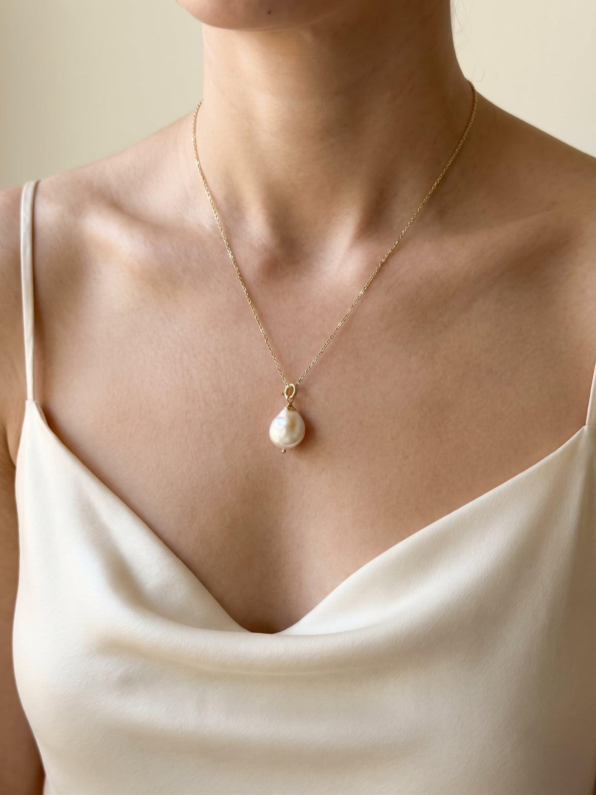 Miss Classic Coin Pearl Necklace