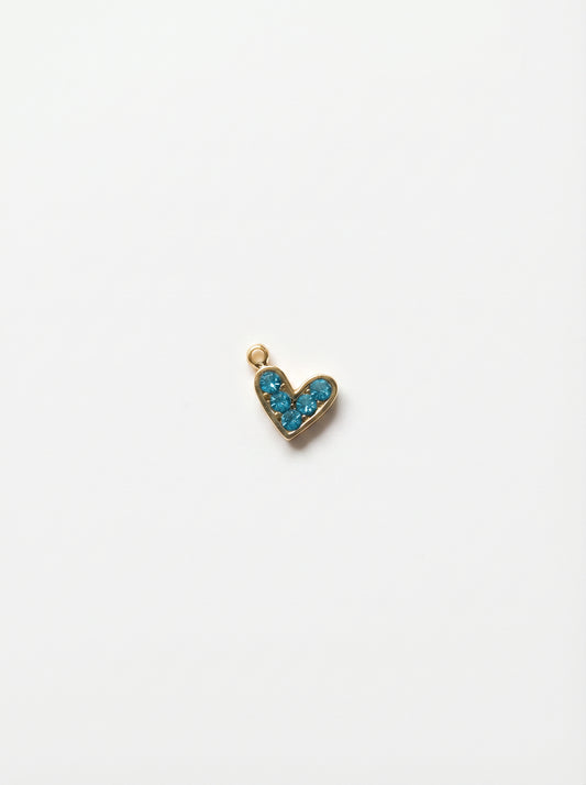 Blue Heart Charm