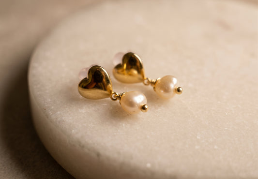 The Heartbreaker Pearl Earrings