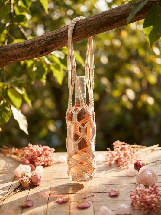 Handmade Wine Bottle Carrier