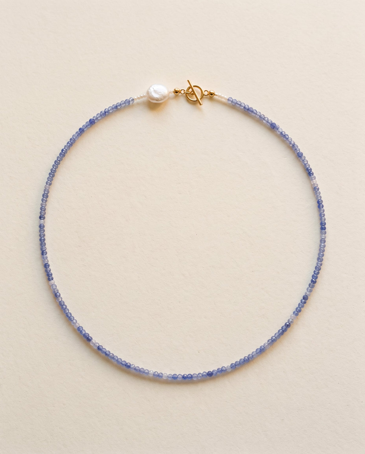 Kilima Tanzanite & Coin Pearl Necklace
