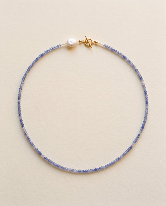 Kilima Tanzanite & Coin Pearl Necklace