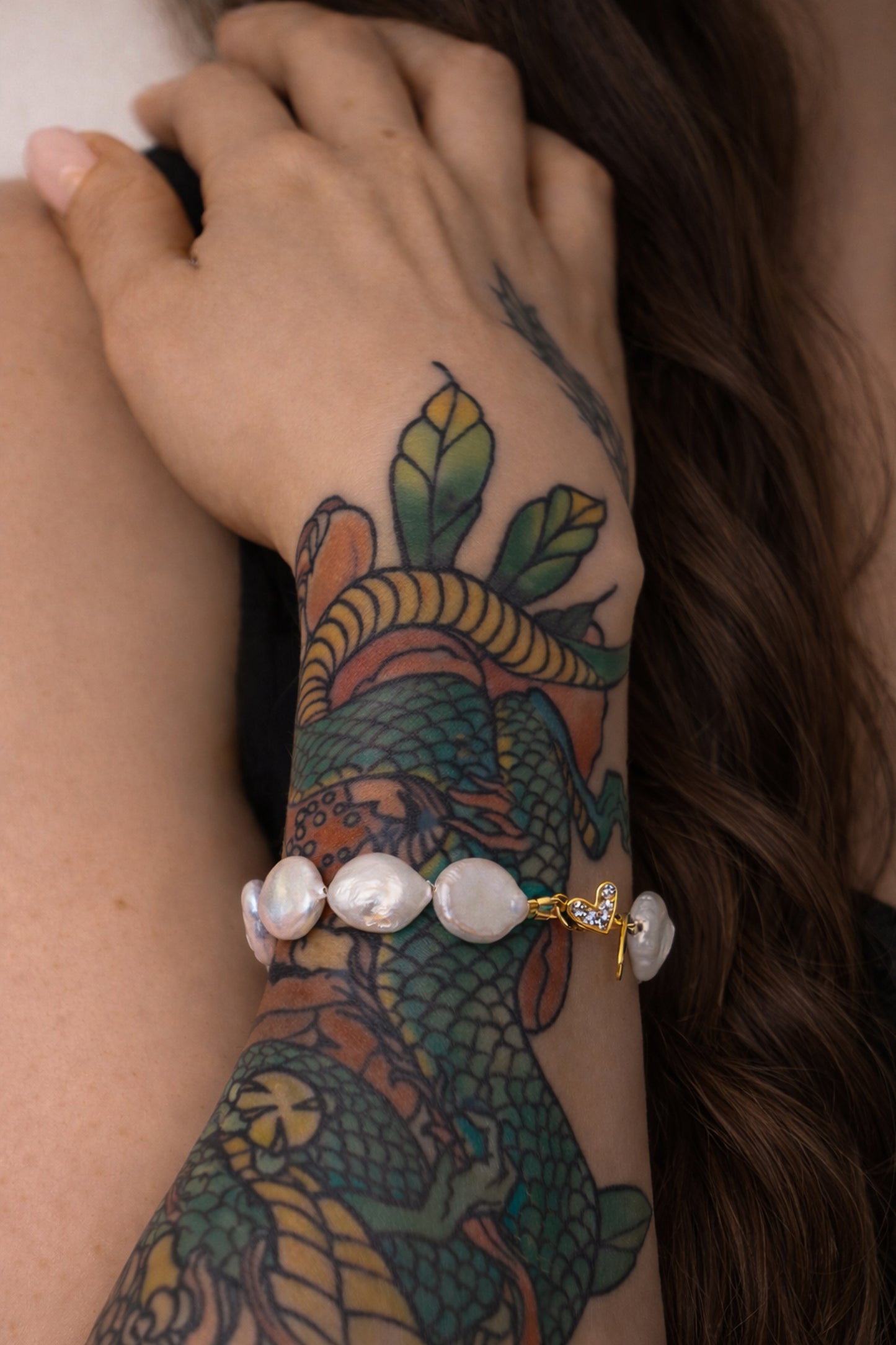 Luna Coin Pearl Bracelet