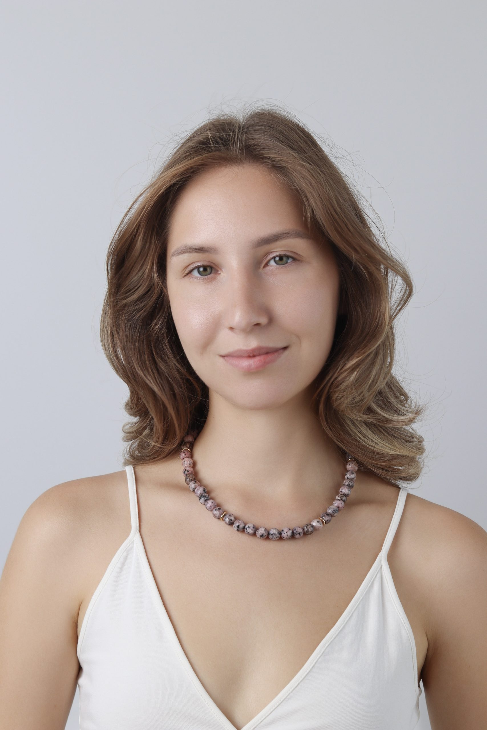 Pink Jade Necklace - Image 3