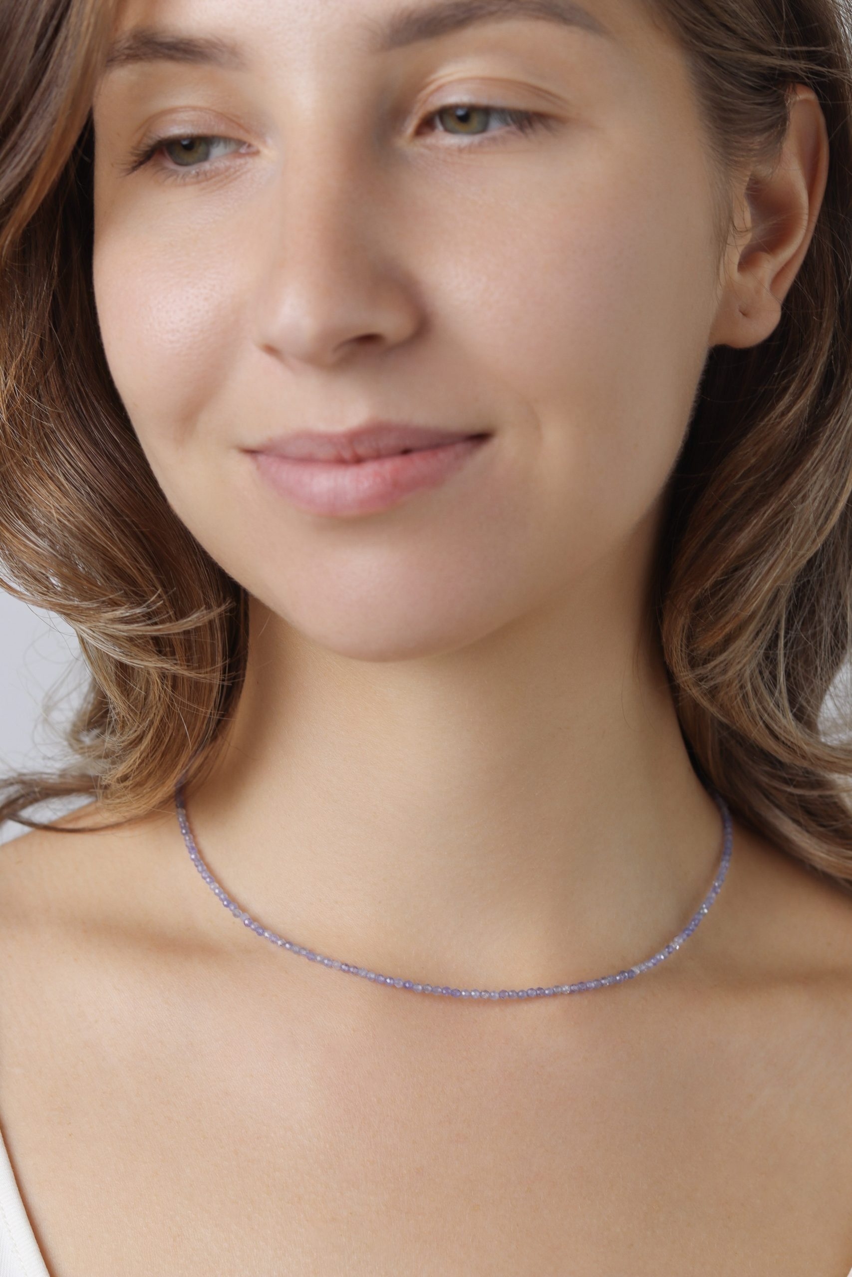 Velour Blue Tanzanite Necklace - Image 2