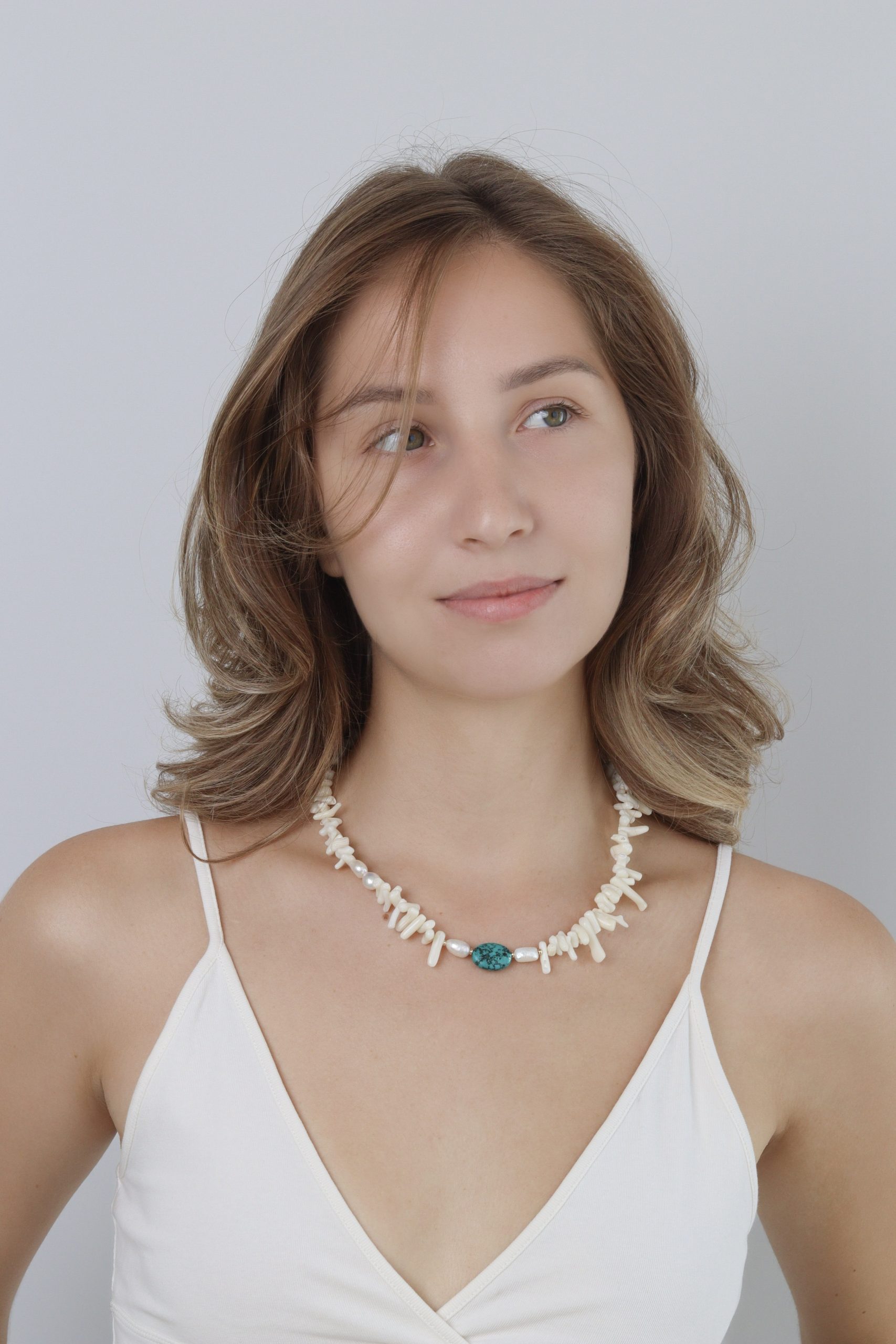 White Coral Necklace - Image 2
