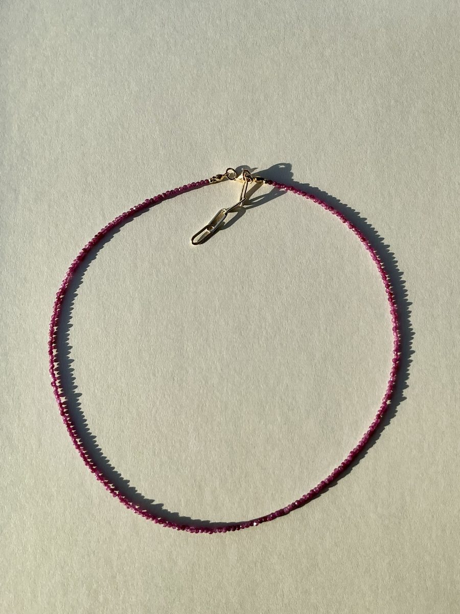 Mini Ruby Necklace
