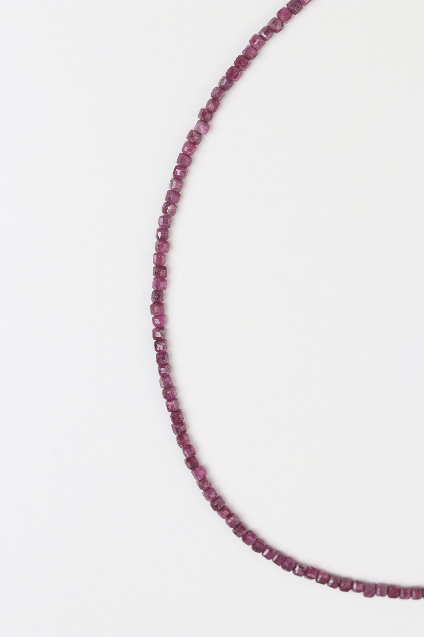 Ruby Cube Necklace - Image 2