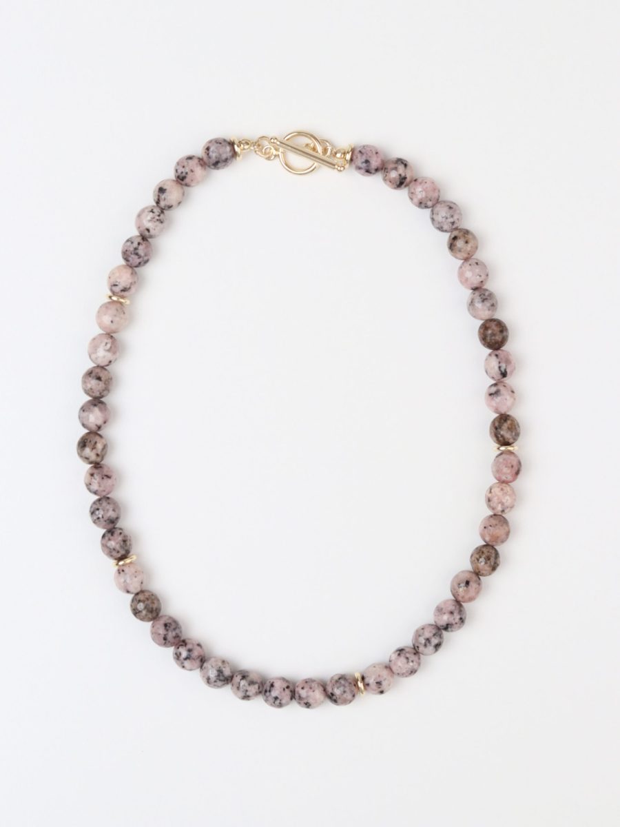 Pink Jade Necklace