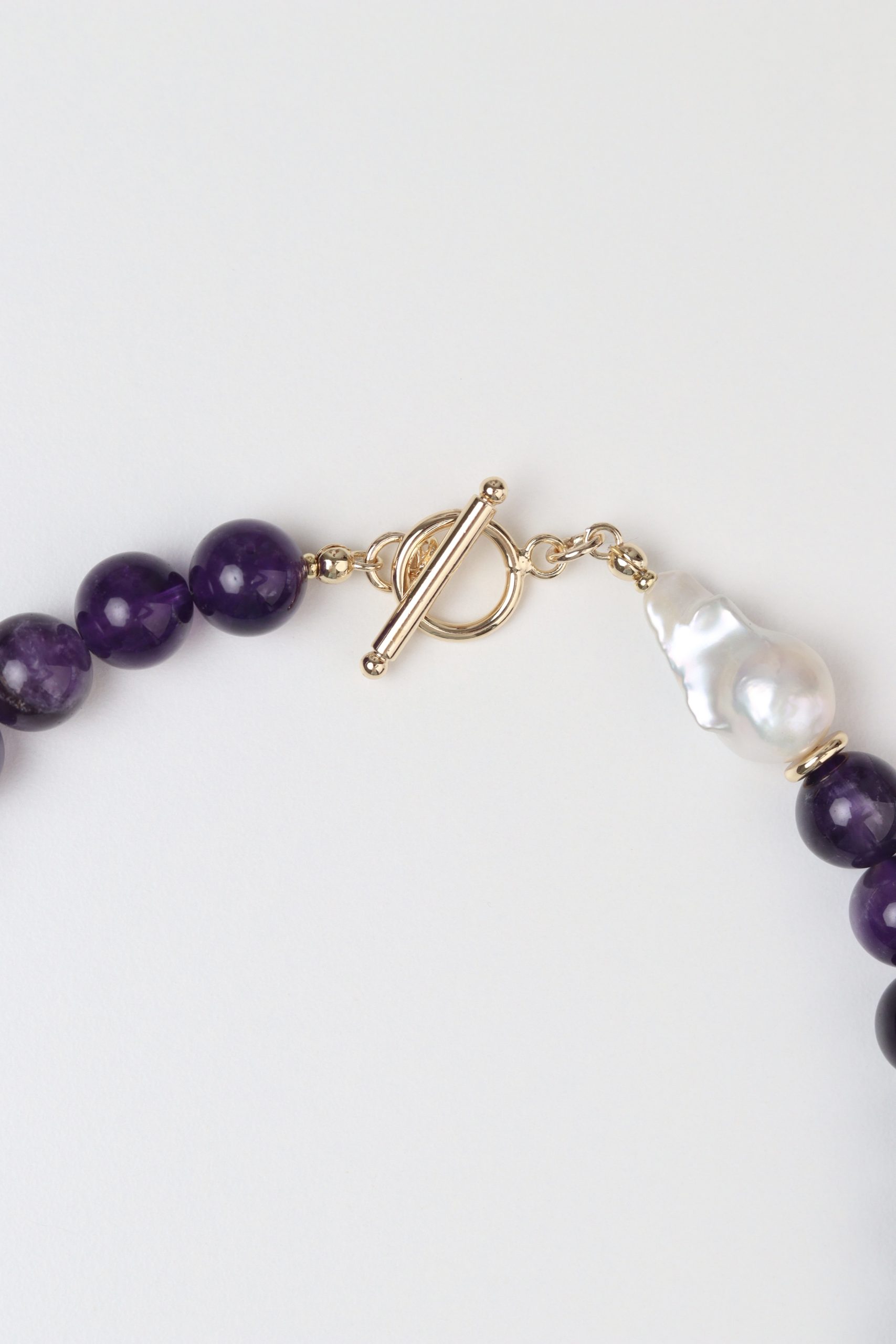 Violet Pearl Amethyst Necklace - Image 2