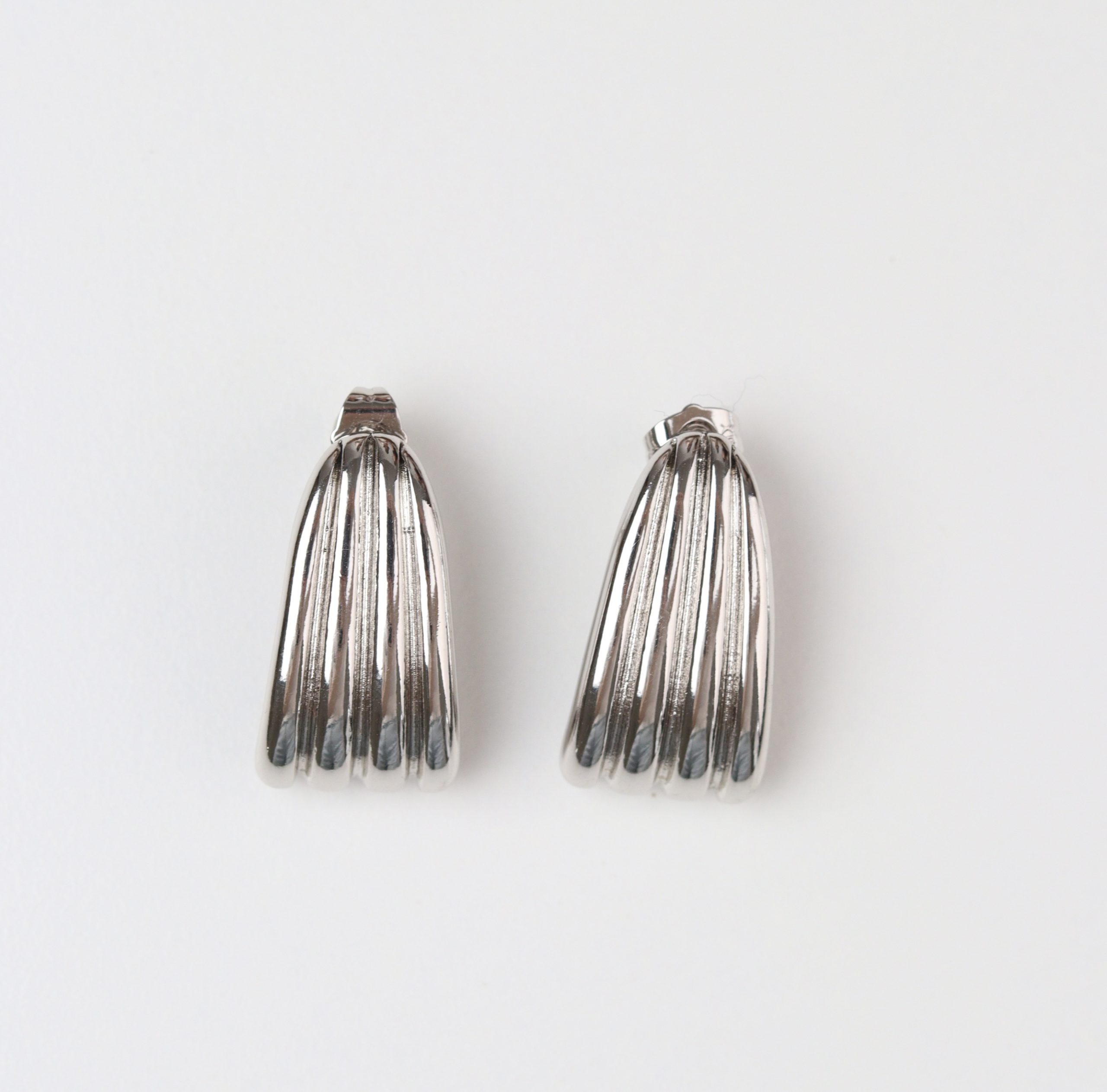 Silver Flow Earrings