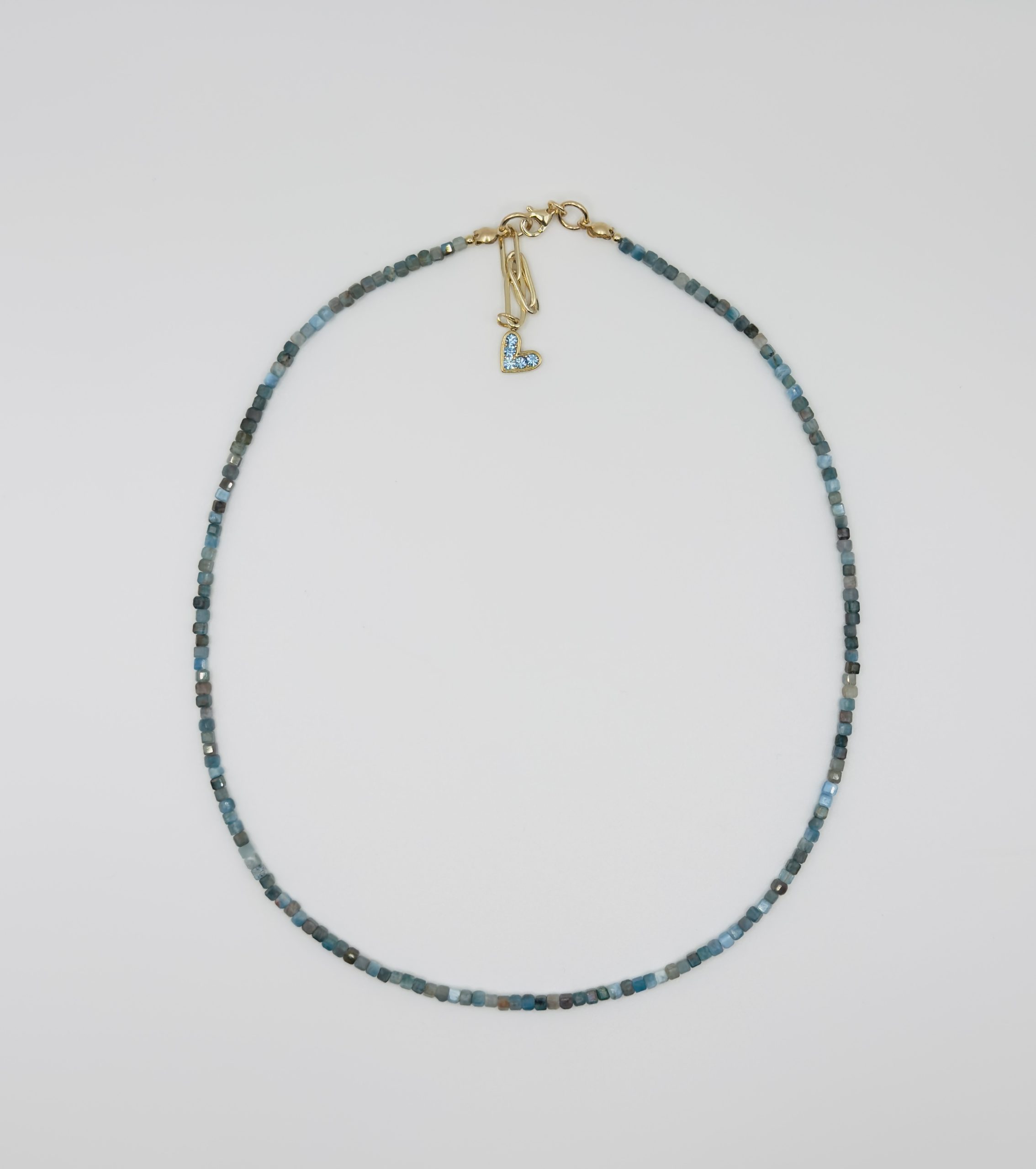 Apatite Cube Necklace