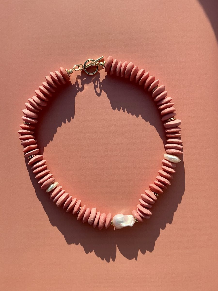 Rose Pink Ashanti Necklace