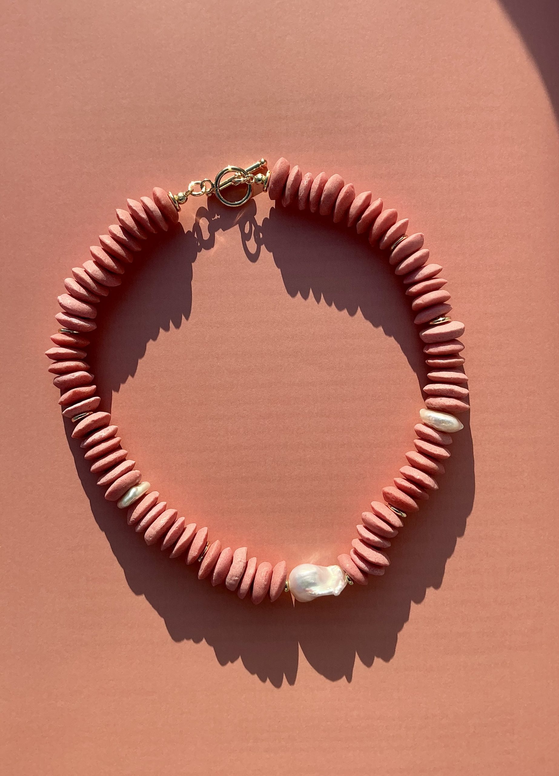 Rose Pink Ashanti Necklace