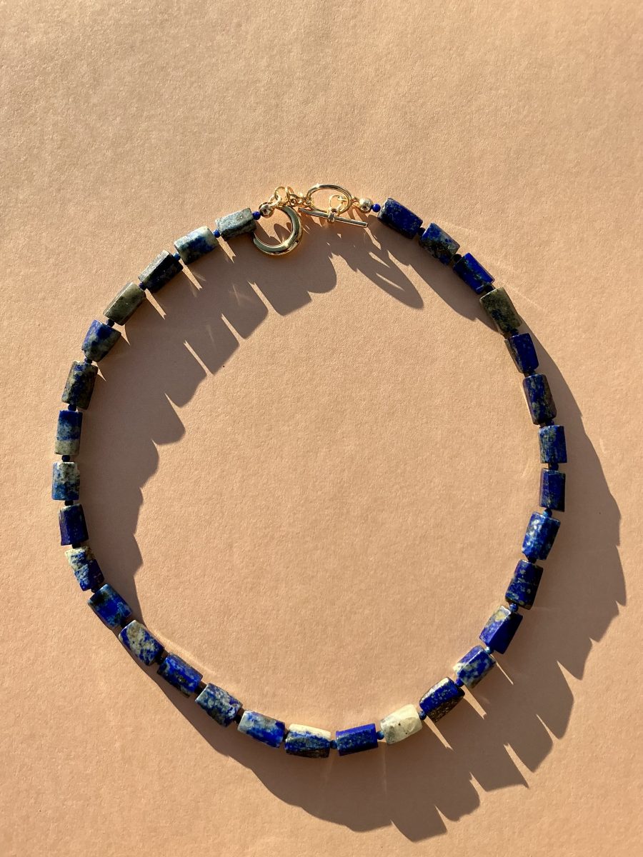 Moon Glow Lapis Necklace