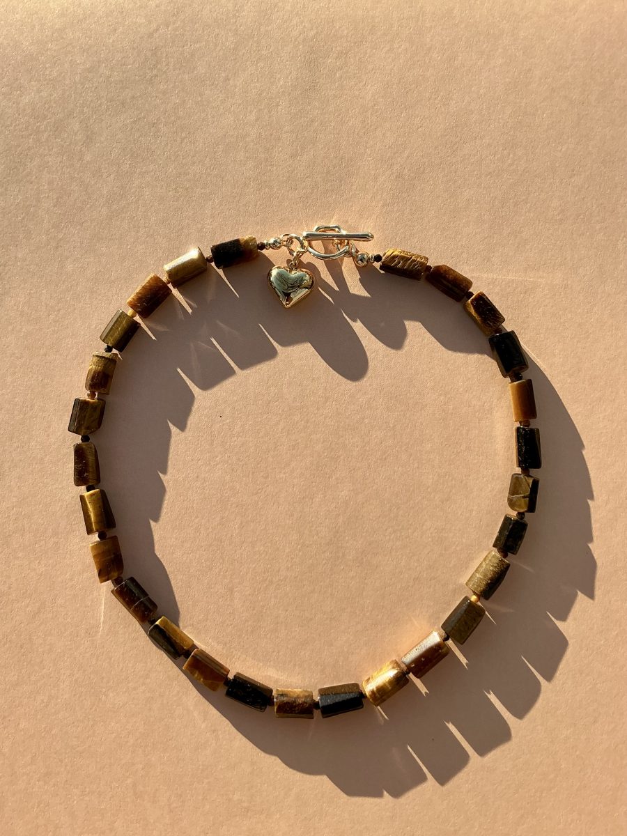 Heart of Tiger Eye Necklace
