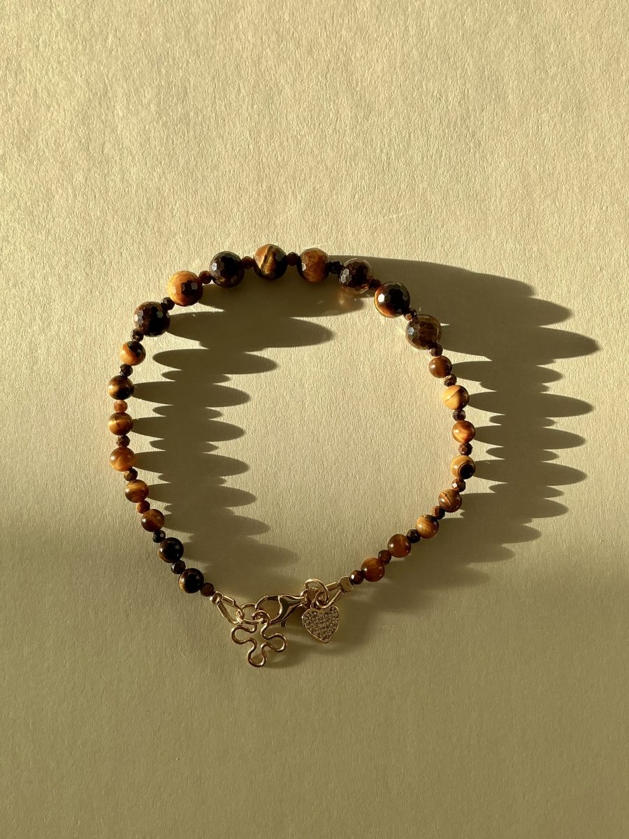 Tiger’s Eye Luck & Protection Charm Bracelet