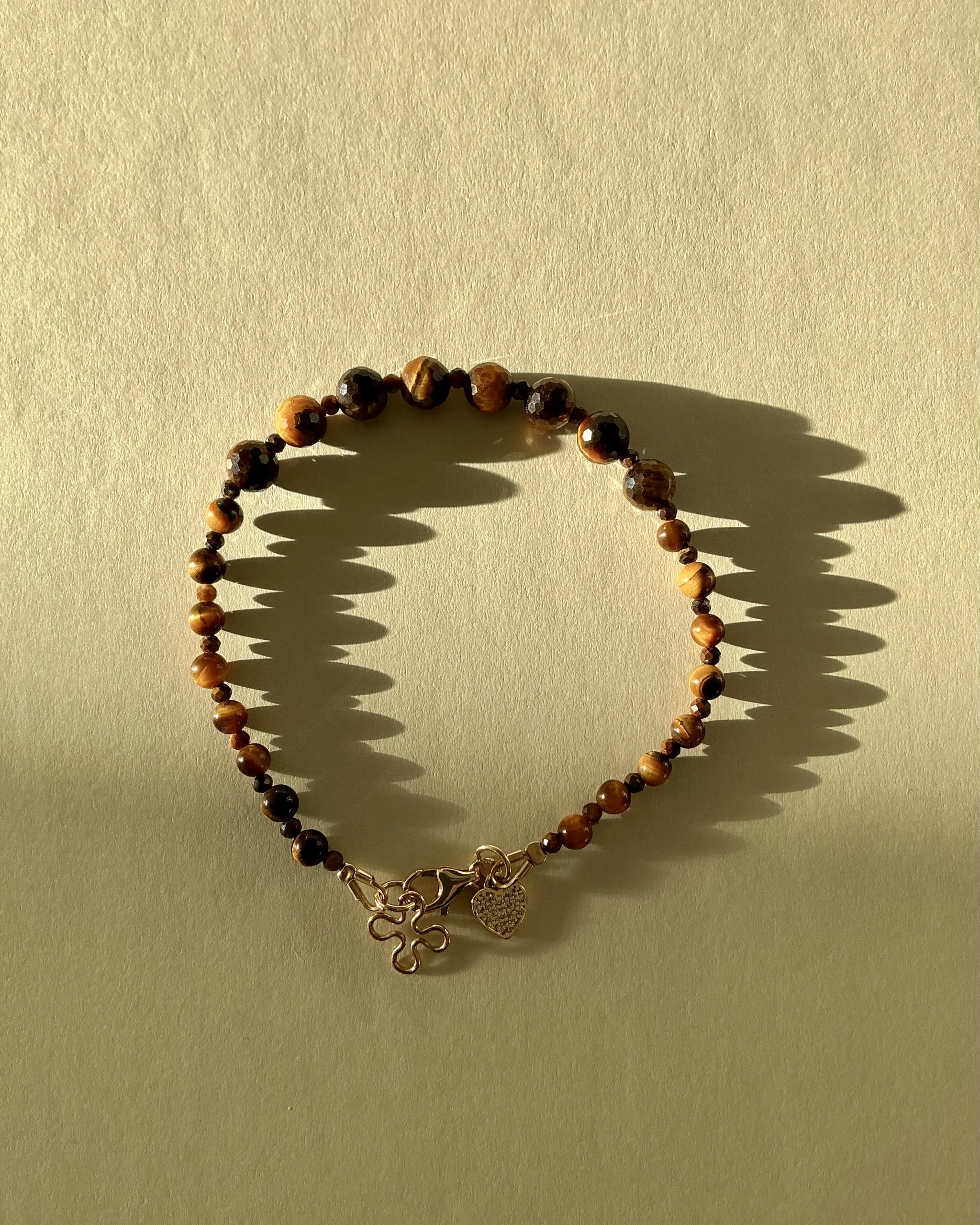 Tiger’s Eye Luck & Protection Charm Bracelet